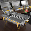 Chafing Dish Buffet Set 8QT High Grade Chafing Dishes for Buffet Chafers and Buffet Warmers Sets