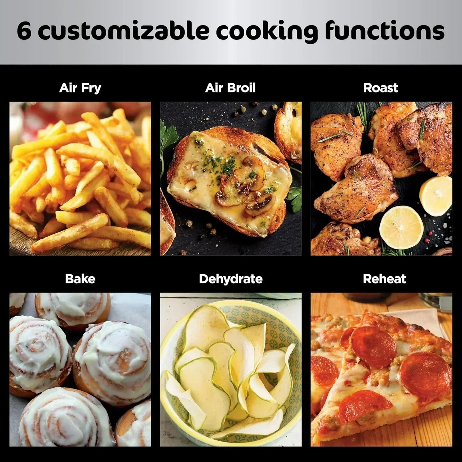 Ninja Foodi 6-in-1 FlexBasket Air Fryer with 7 QT MegaZone Basket Divider for Large Proteins