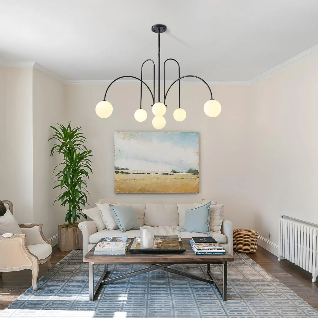 Mid Century Modern Sputnik Design Chandelier