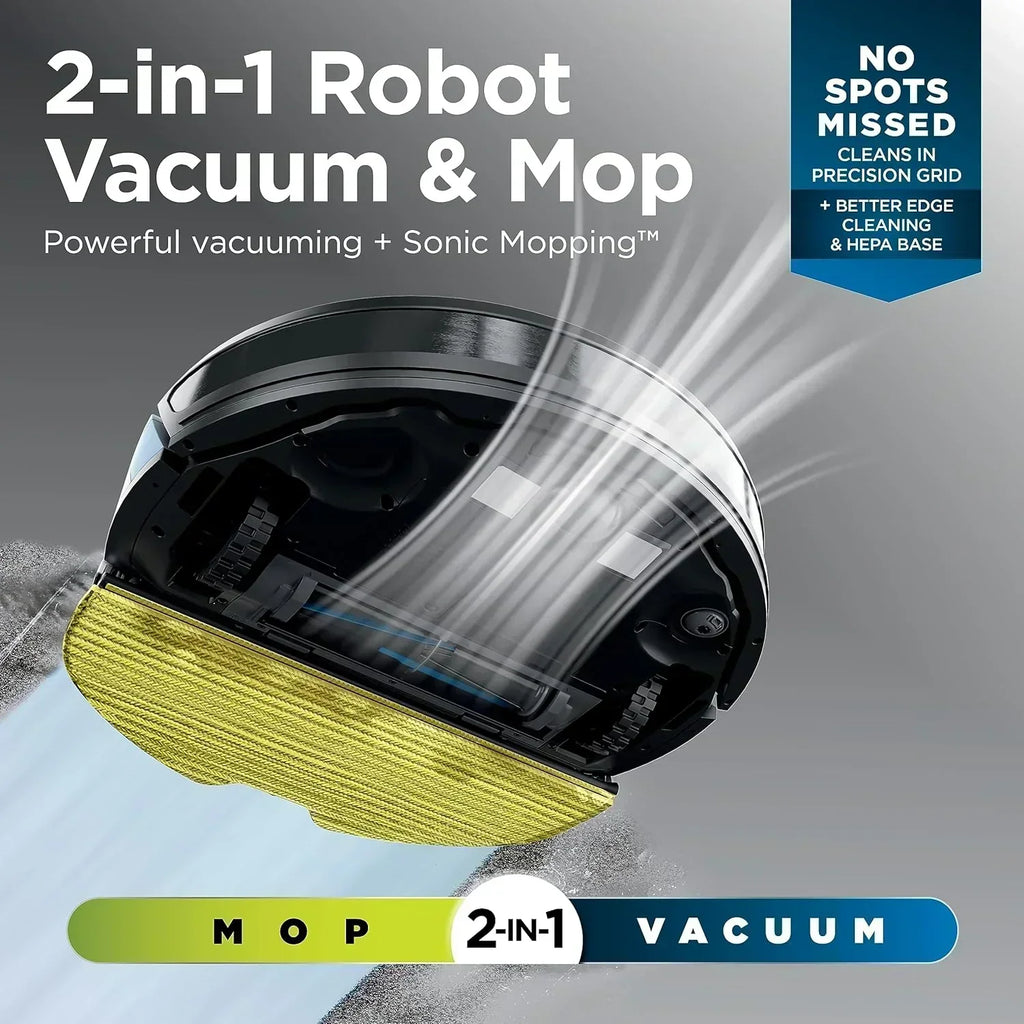 Voice Control Robot Vacuum with Matrix Clean Navigation Home Mapping 60-Day Capacity