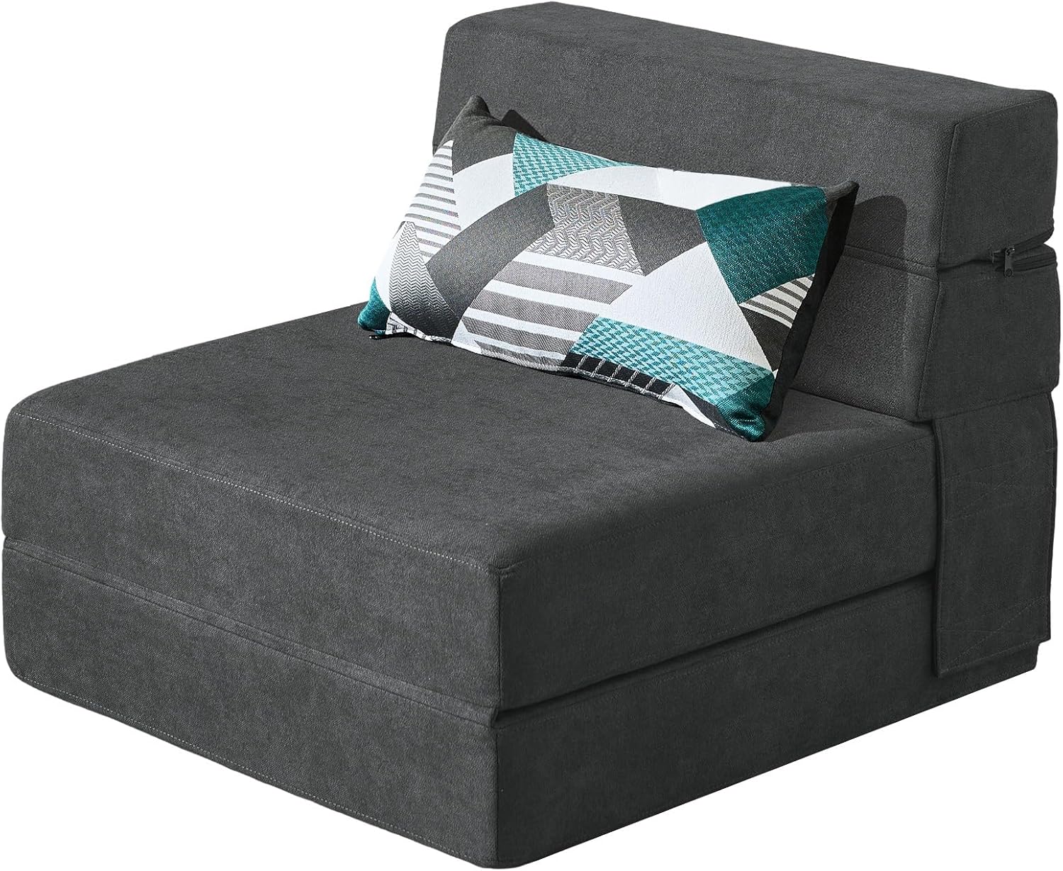60 inch pull out sofa bed memory foam sofa with 2 pillows futon bed guest bed and pull out sofa