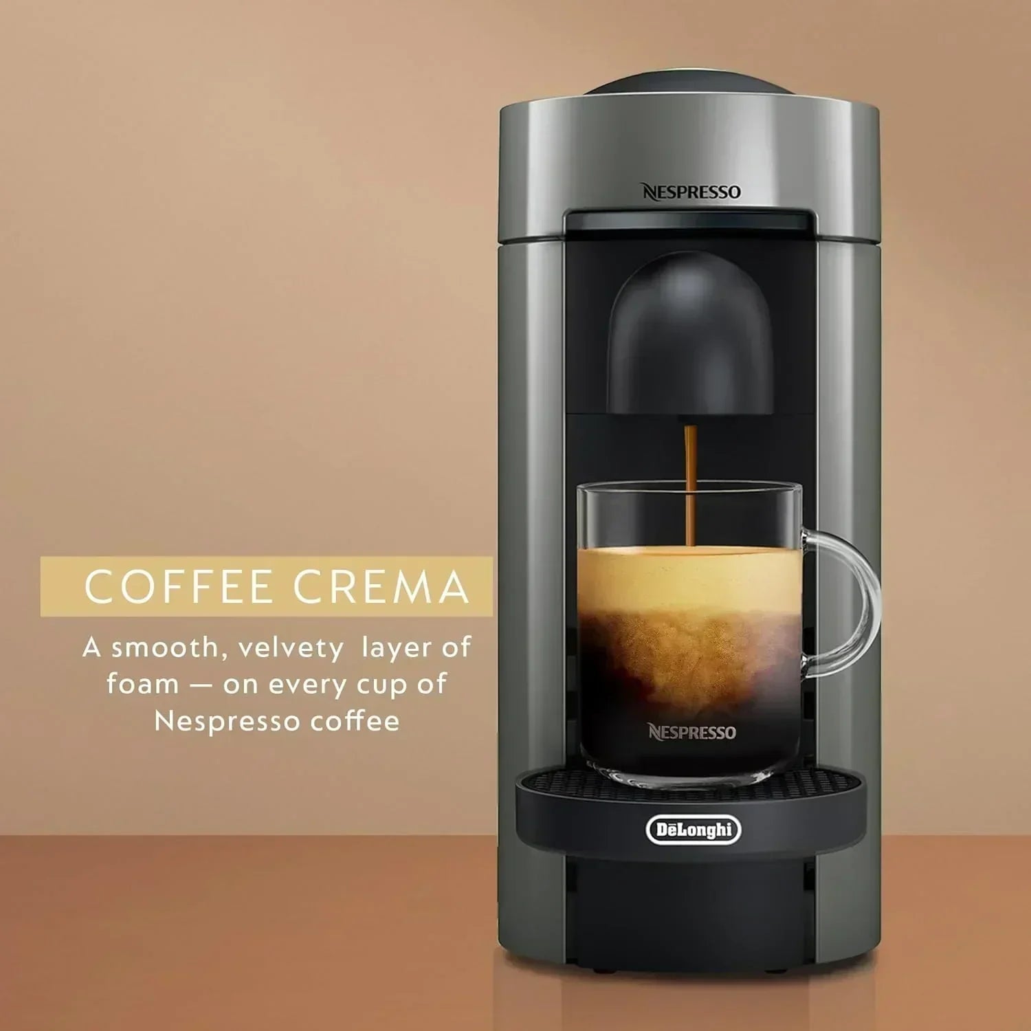 Nespresso Vertuo Plus Coffee and Espresso Maker by De'Longhi
