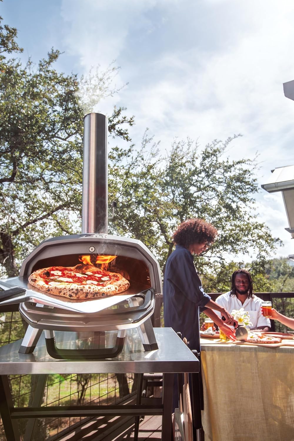 Ooni Karu 12 Multi-Fuel Outdoor Pizza Oven 12 Inch Pizzas in 60 Seconds Portable Wood