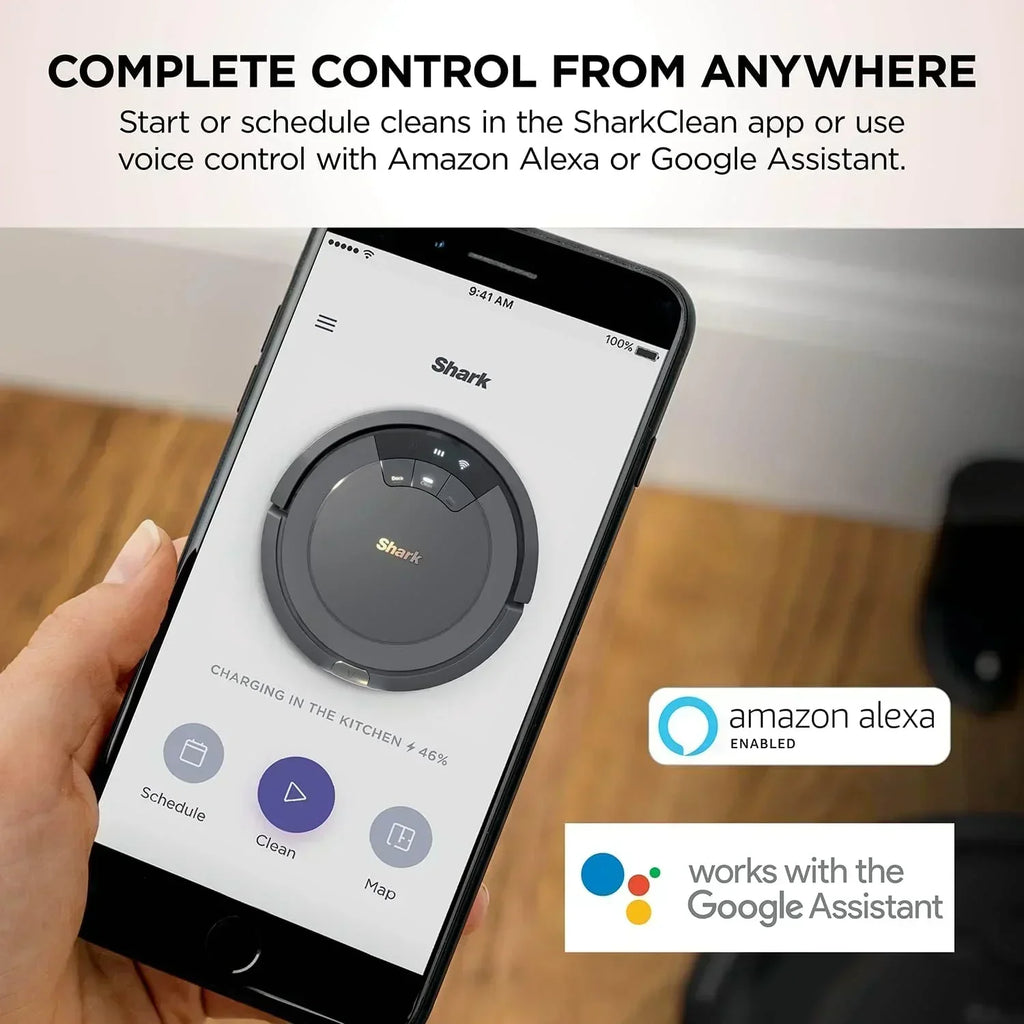 Robotic vacuum cleaner Voice Control Robot Vacuum with Matrix Clean Navigation Home Mapping