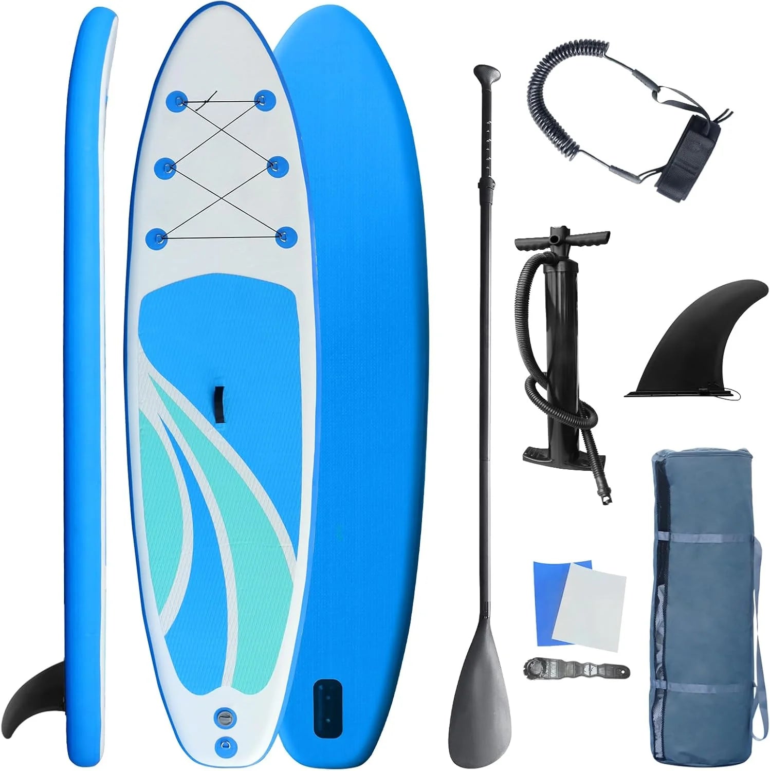 Inflatable Stand Up Paddle Board for Adult All Skill Levels- 10'4 Ultra-Light SUP Paddleboard