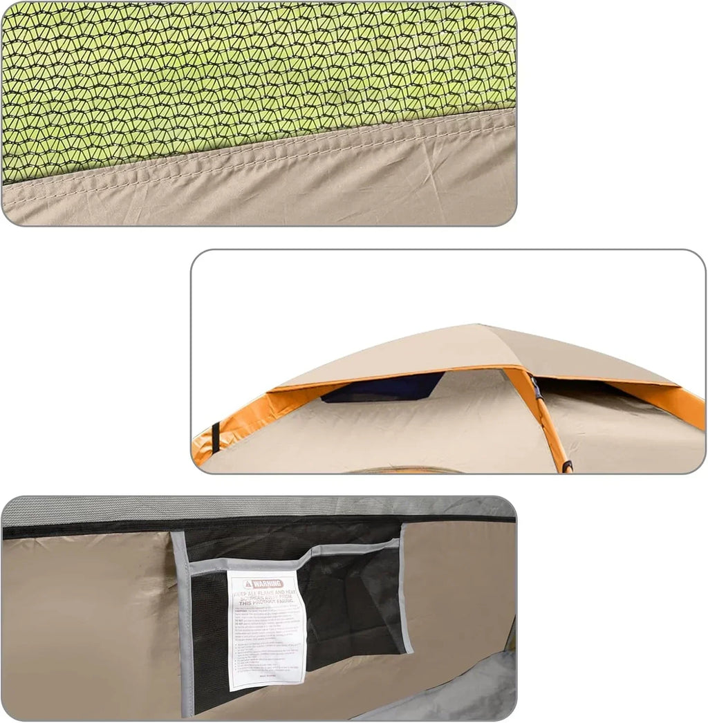 Camping Tent 2/3/4/6 Person Dome Tent Portable Camping Tent Outdoor and Backpacking Beach