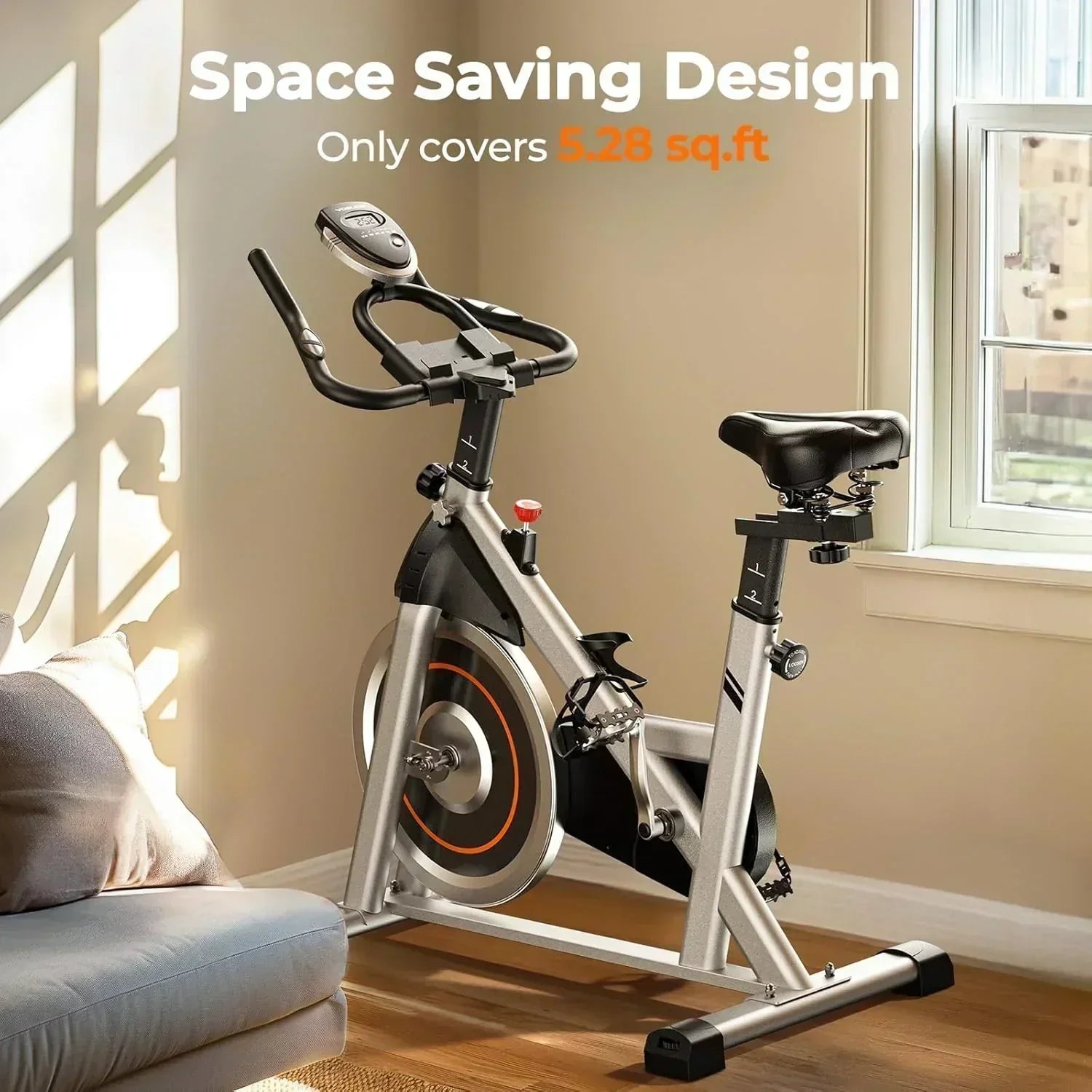 Arita brand fitness bicycle Home fixed fitness treadmill Low noise design tablet stand