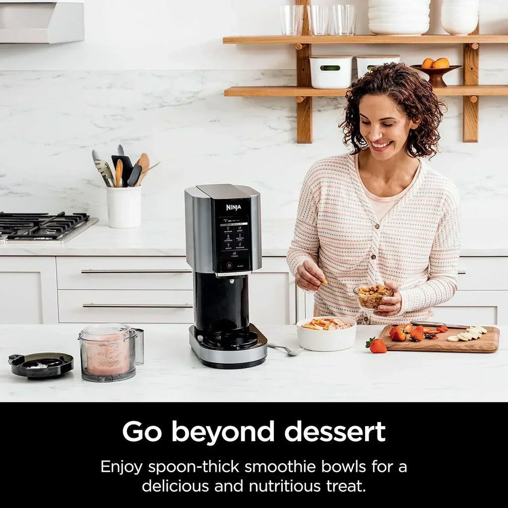 Ninja NC301 CREAMi Ice Cream Maker for Gelato Mix-ins Milkshakes Sorbet Smoothie Bowls More