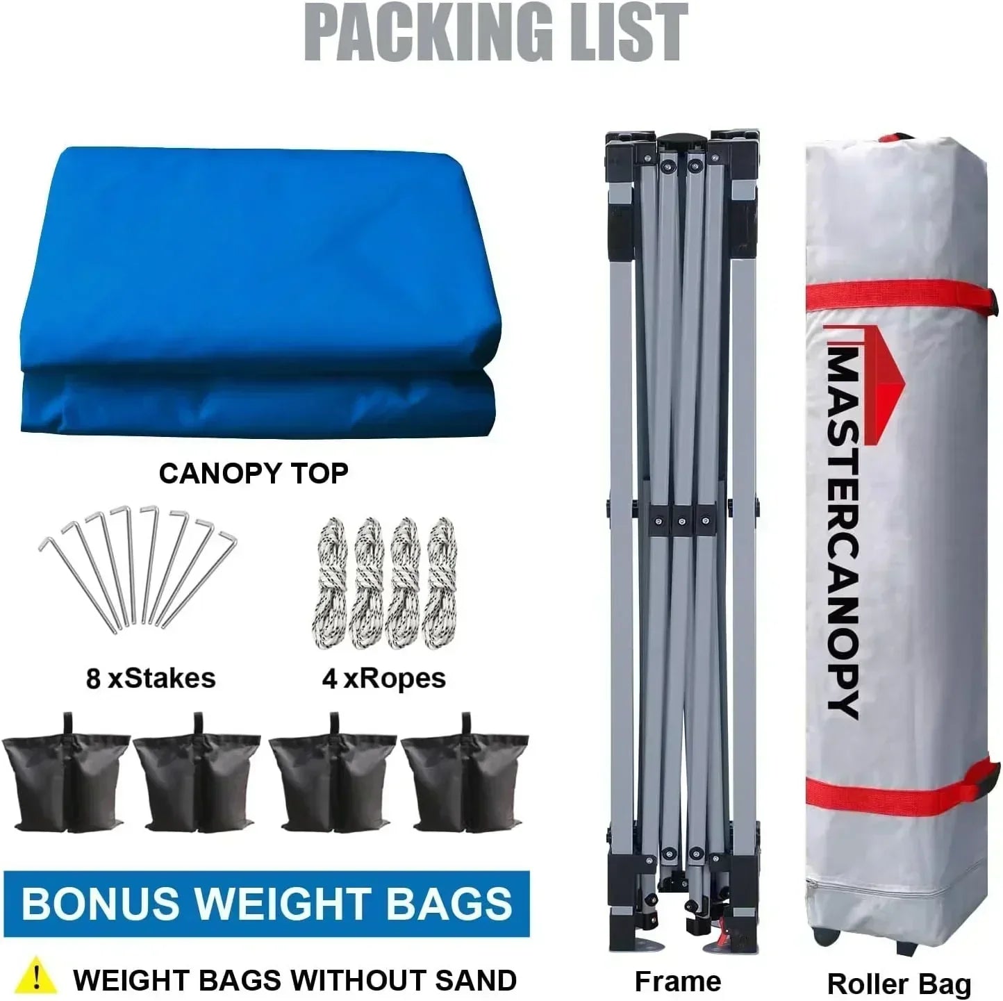 Durable Pop-up Canopy Tent with Roller Bag (10x10 Black)