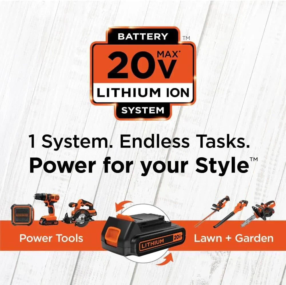BLACK+DECKER 20V MAX POWERCONNECT Power Drill Cordless Drill Driver Electric Screwdriver