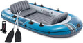 INTEX Inflatable Boat Set: Includes Deluxe 54in Boat Oars and High
