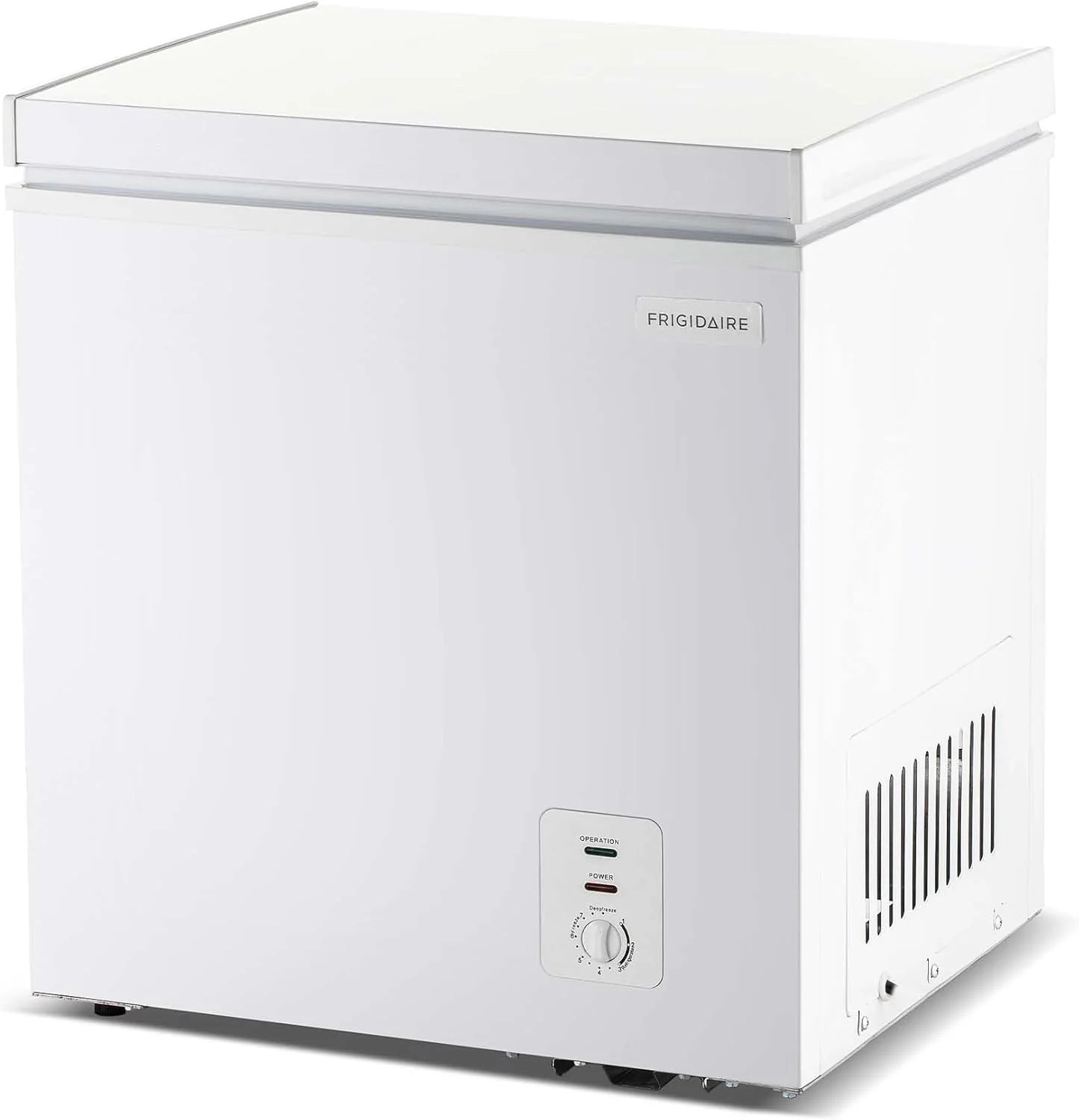 FRIGIDAIRE EFRF5003-BLACK Chest Deep Freezer-Garage-Ready, 5.0 Cu.