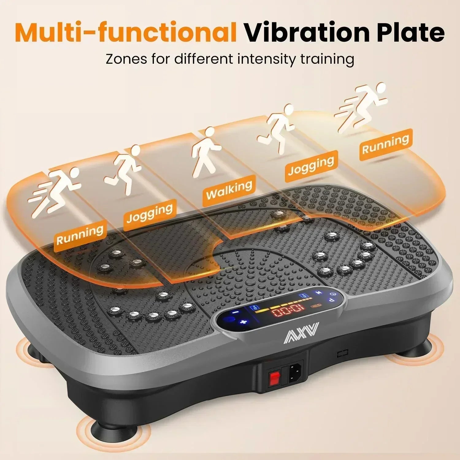 AXV Vibration Plate Fitness Platform Trainer Suitable for men and women to lose weight