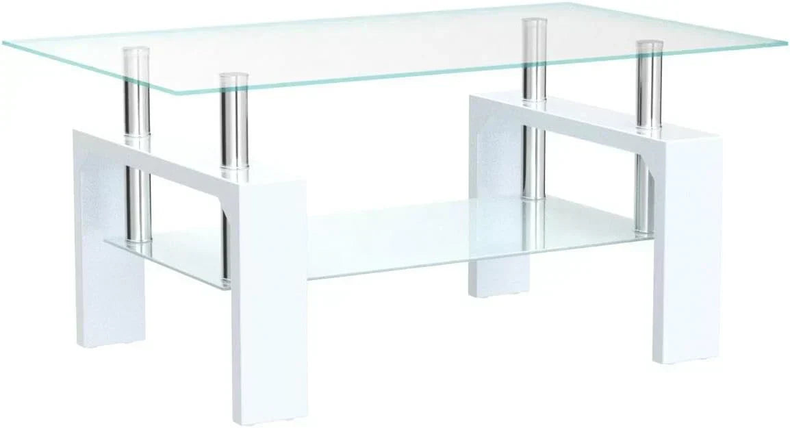 Living Room Rectangle Coffee Table Tea Table Suitable for Waiting Room Modern Side Coffee Table