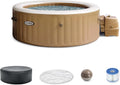 INTEX 28425EH PureSpa Bubble Massage Spa Set Outdoor Inflatable Portable Hot Tub