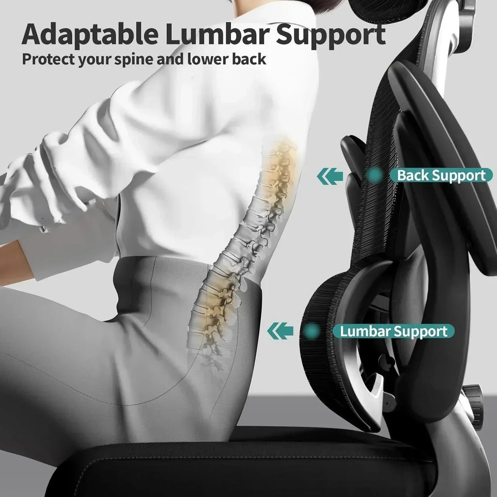 Office Chair Ergonomic Desk Chair 330 lbs Home Mesh Desk Chair Comfortable Gaming Chair