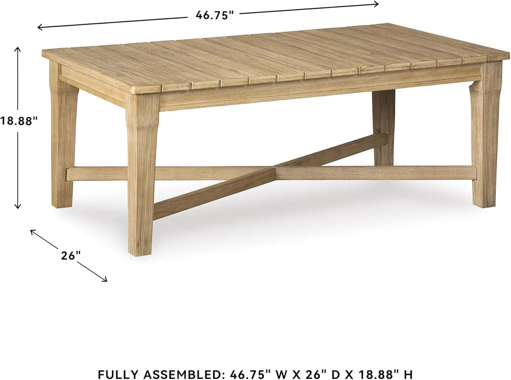 Coastal view outdoor terrace eucalyptus sofa