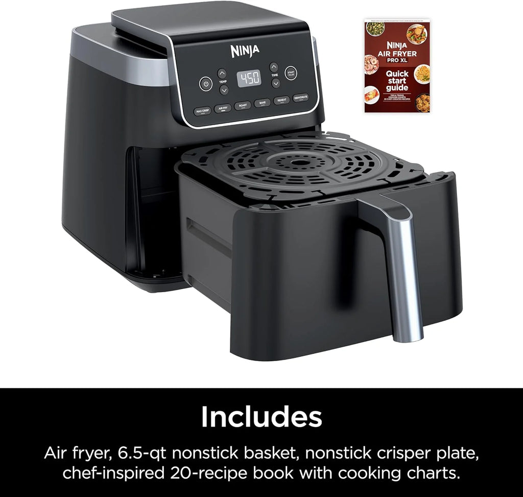 Ninja Air Fryer Pro XL 6-in-1, 6.5-Quart Capacity, Maximum Crispness, Air Fryer Bake
