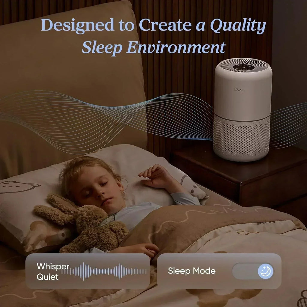 Air Purifier for Bedroom Allergies and Pet Hair 56W High Torque Motor