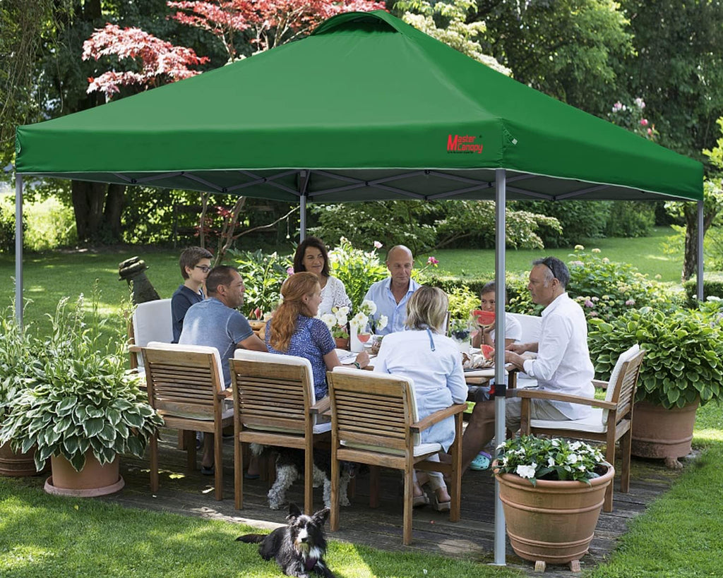 Durable Pop-up Canopy Tent with Roller Bag (10x10 Black)