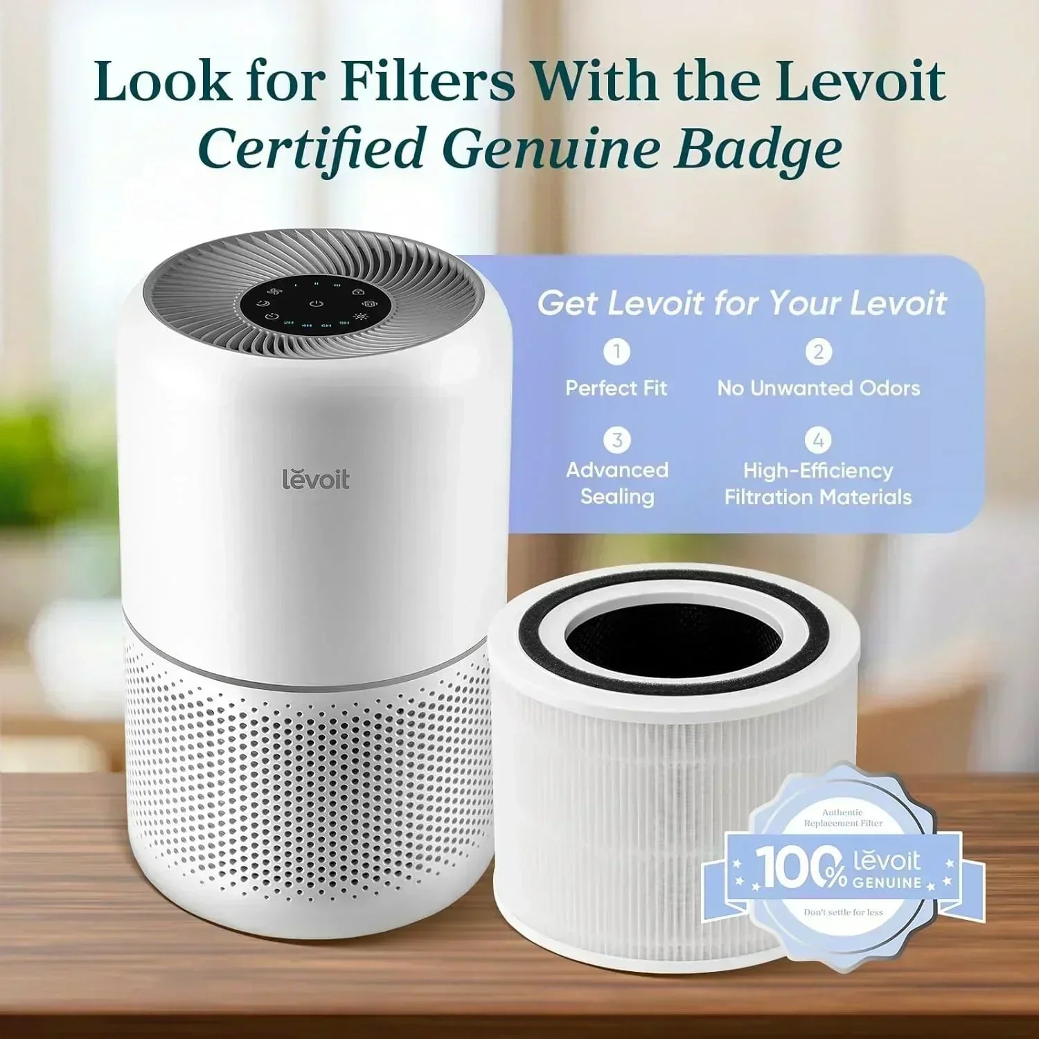 Air Purifier for Bedroom Allergies and Pet Hair 56W High Torque Motor
