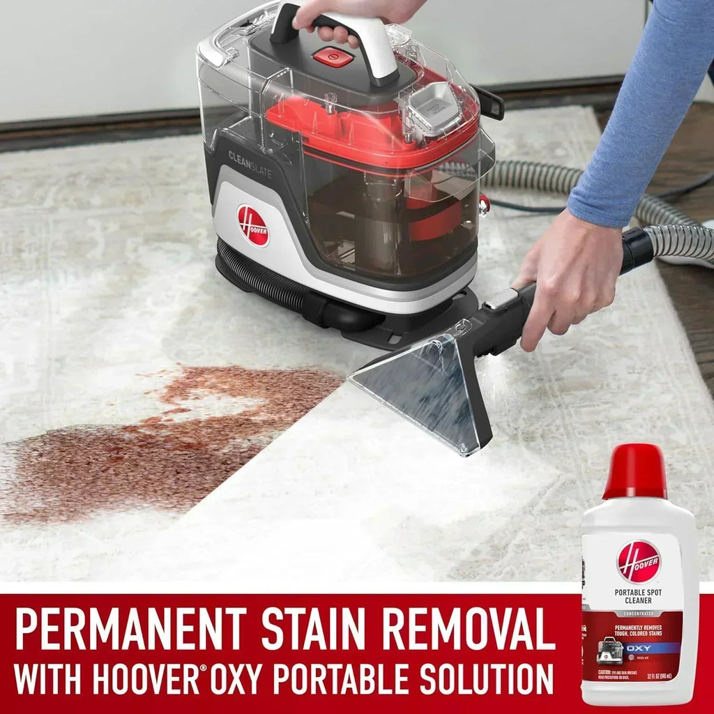 Hoover CleanSlate Plus Portable Carpet Upholstery Spot Cleaner with Powerful Suction