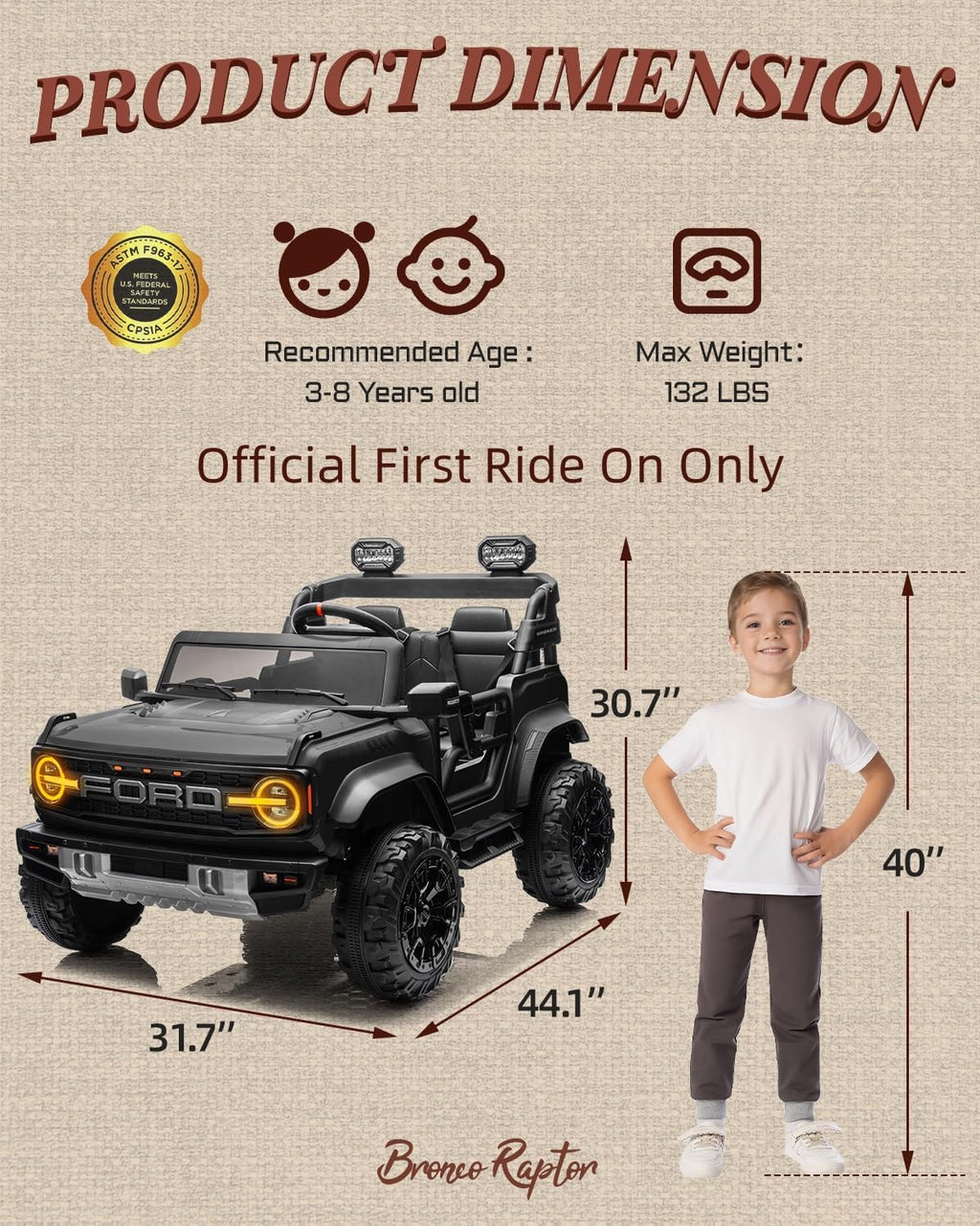 Kids Pink Ride-On Truck Battery Powered Electric Toy Car