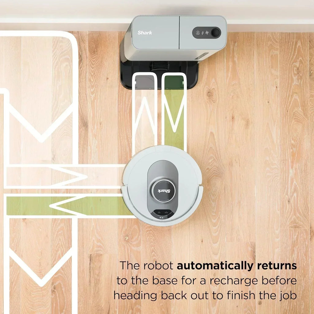 Voice Control Robot Vacuum with Matrix Clean Navigation Home Mapping 60-Day Capacity