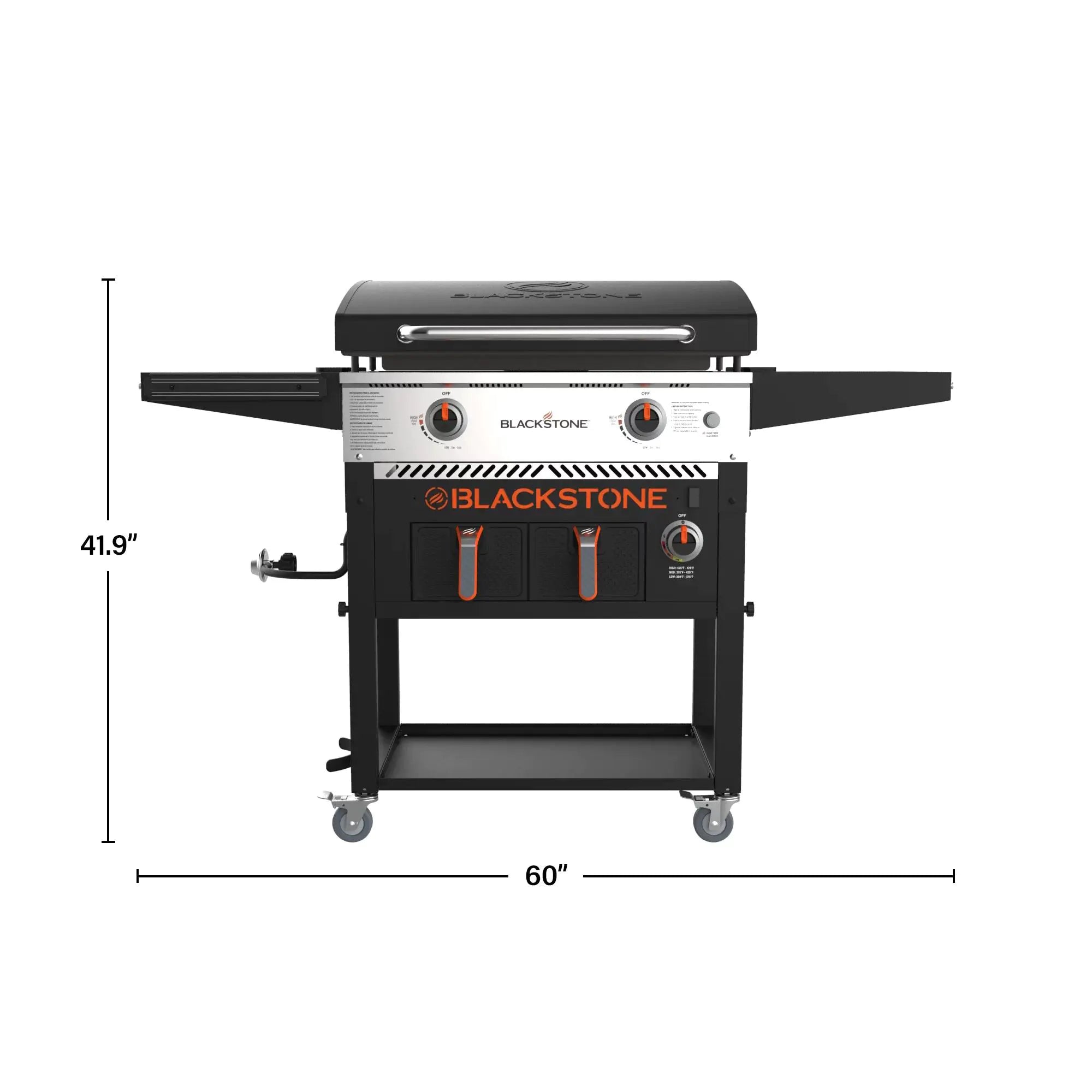 Clearance Sale Blackstone 2-Burner 28 Griddle with Electric Air Fryer and Hood