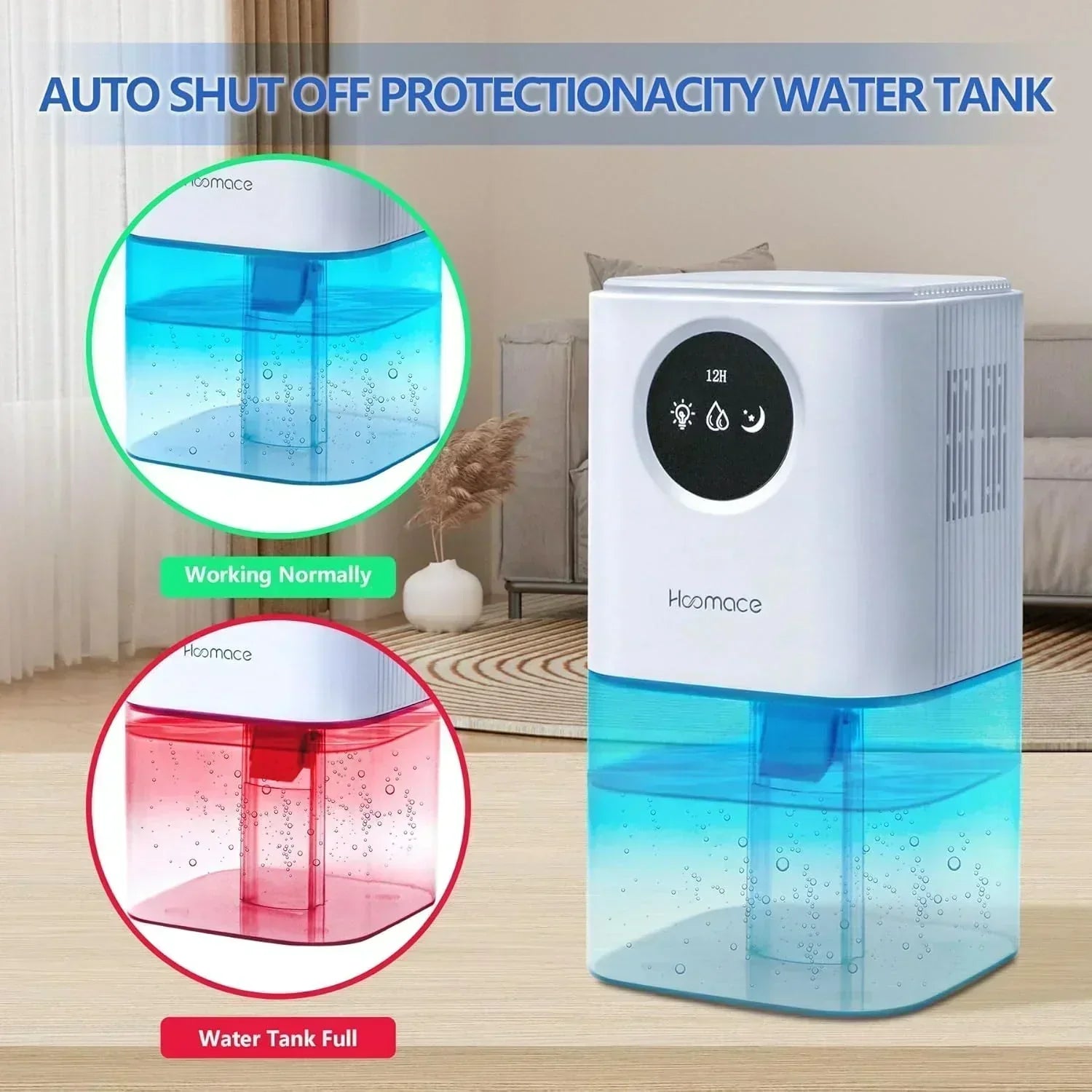 Dehumidifier 2 in 1 Humidifier Dehumidifier Combo 102 OZ Water Tank Dehumidifiers for Home Bedroom