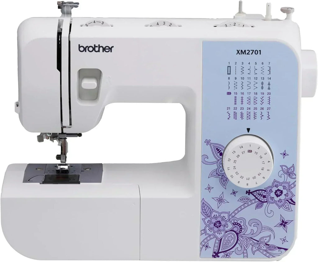 Brother XM2701 Sewing Machine Lightweight Full Featured 27 Stitches 6 Included Feet