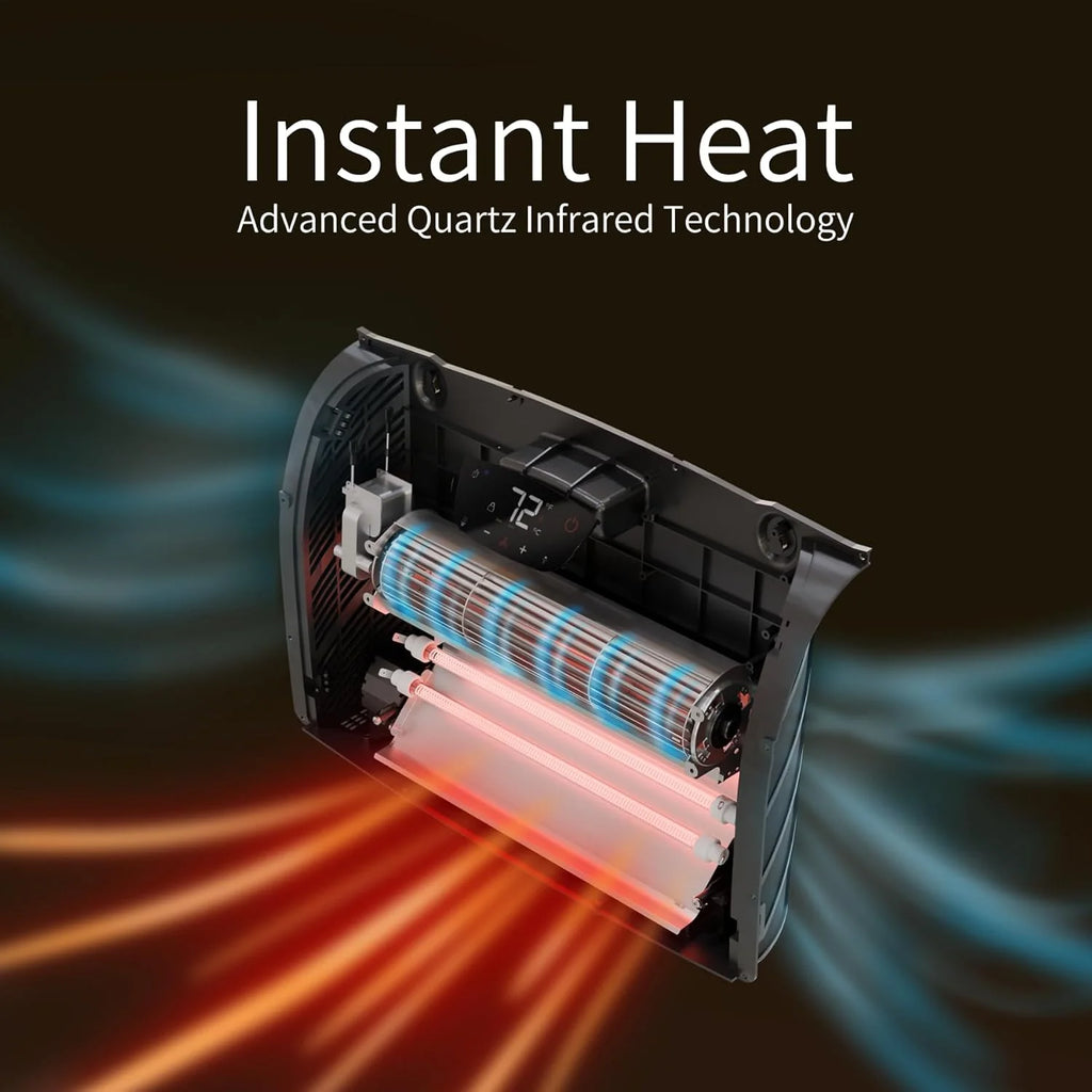 Heat Storm HS-1500-PHX-WIFI Infrared Heater, Wifi Wall Mounted