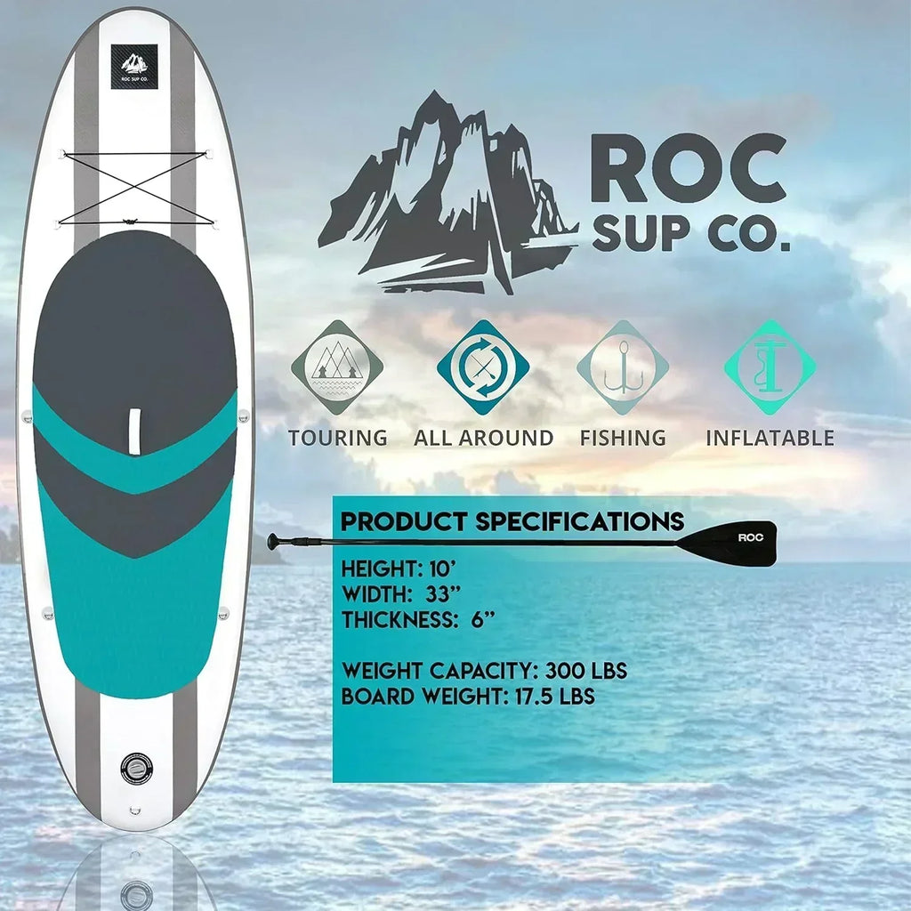 ROC inflatable stand-up paddle board high-quality SUP paddle board accessories