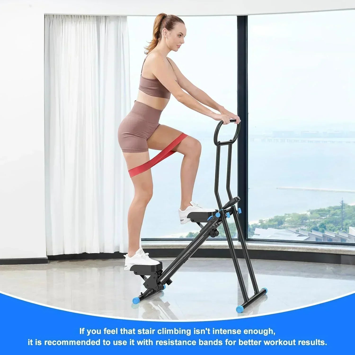 Stair Stepper for Home Gym Folding Vertical Climber Cardio Exercise Machine Stair Climber