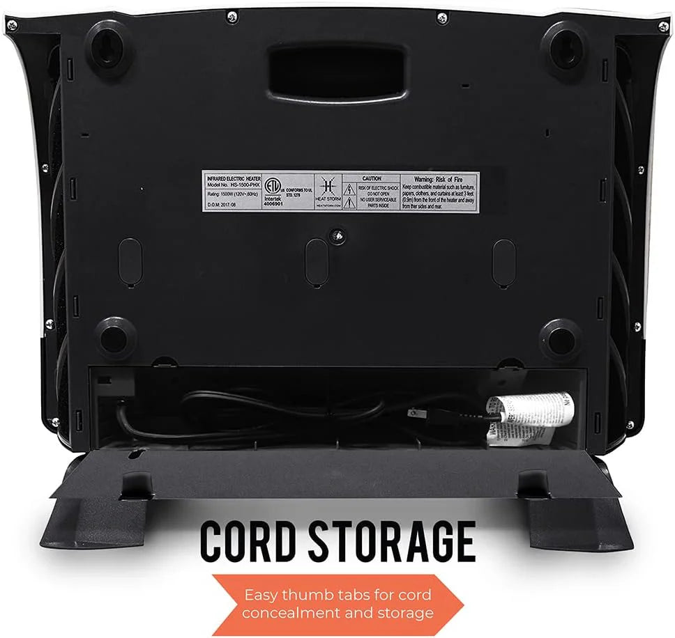 Heat Storm HS-1500-PHX-WIFI Infrared Heater, Wifi Wall Mounted