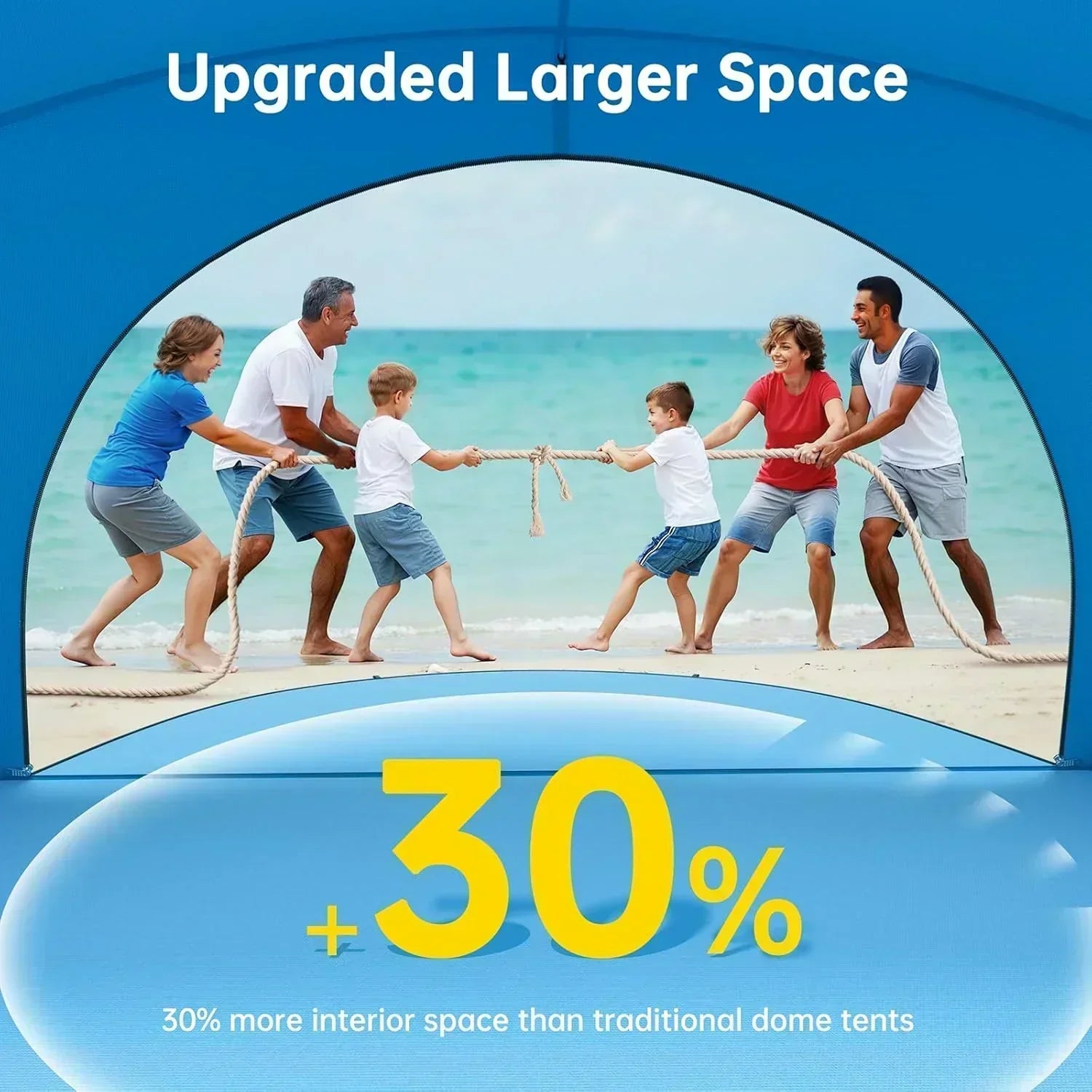 Beach Tent Sun Shelter Beach Shade Tent with UPF50+ UV Protection Beach Sun Shelter Beach Shade