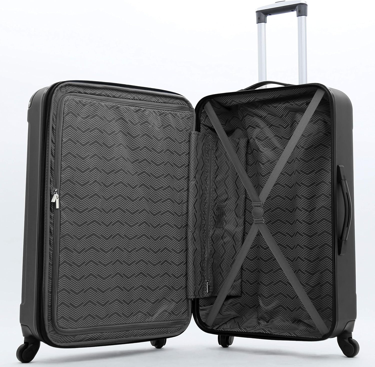 Hardside Travel Luggage Lilac Set of 4