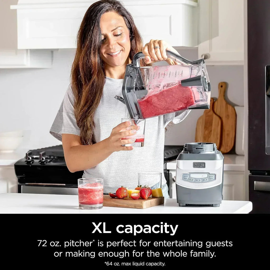 Ninja BL660 Professional Compact Smoothie and Food Processor Blender 1100W 3 Functions
