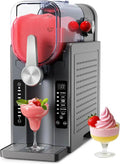 Slushie Machine Professional Frozen Drink Maker No Ice Needed Slushy Machine with LED Display