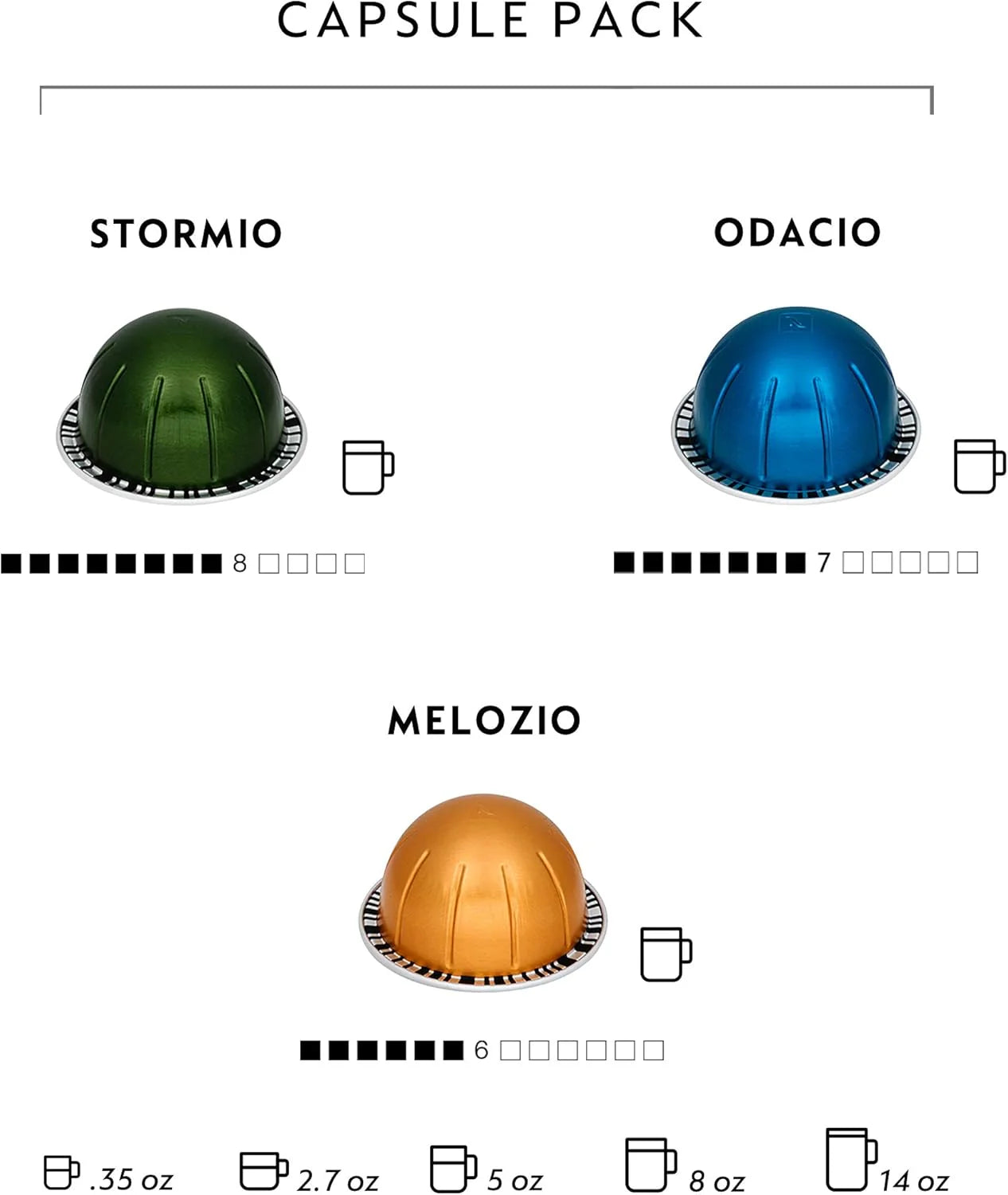 Nespresso De'Longhi Vertuo Single coffee and espresso makers