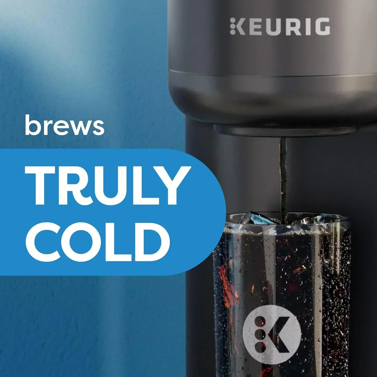K-Brew+Chill Iced and Hot Single-Cup Coffee Maker with 70-ounce Removable Water Tank
