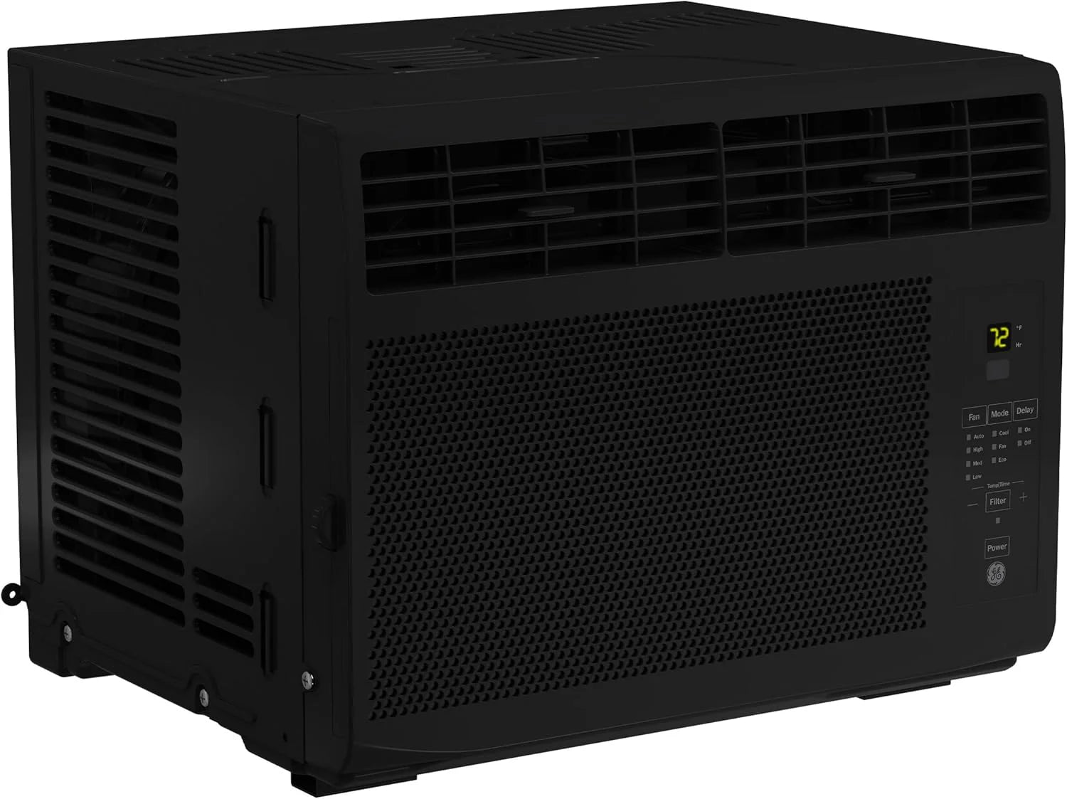 GE Window Air Conditioner Unit, 6,000 BTU for Small Rooms up to 250 sq ft. with Adjustable Fan and Cooling Settings, Perfect for Small Bedroom or Living Room, Easy Install Kit Included, White