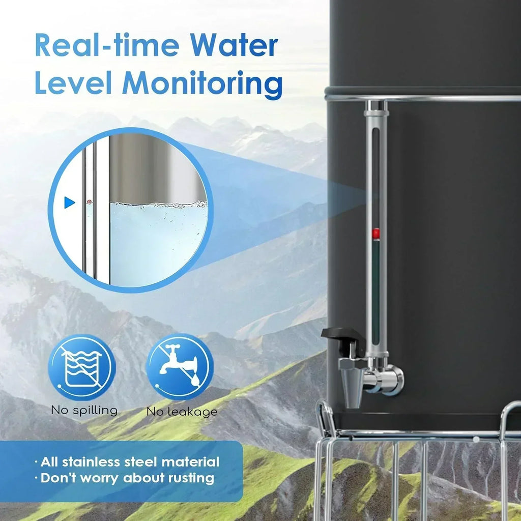 Purewell three-stage 0.01��m ultrafiltration gravity water filtration system 304