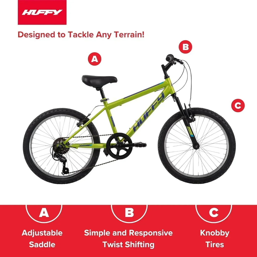 Huffy Stone Mountain Hardtail Mountain Bike for Boys/Girls/Men/Women 20/24/26 Sizes