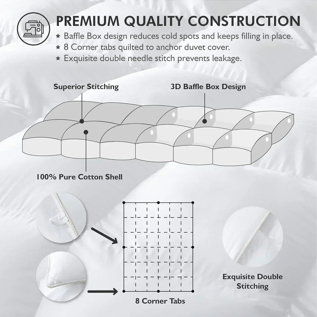 Baffle Box Design Comforter Duvet