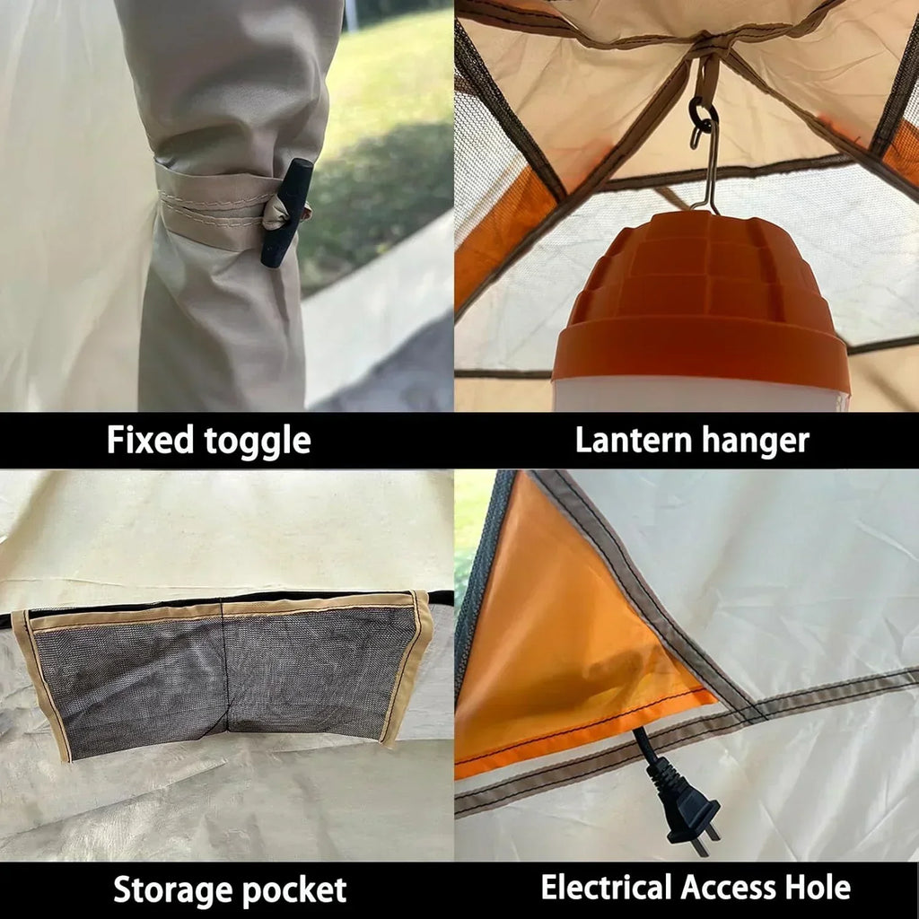 Camping Tent 2/3/4/6 Person Dome Tent Portable Camping Tent Outdoor and Backpacking Beach
