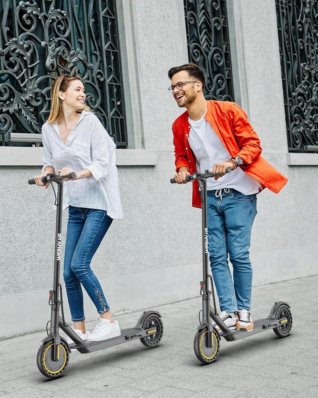 Electric Scooter 350W/500W Motor Top Speed 19/22 mph Max 16/23/28Miles Ranges Foldable E Scooter
