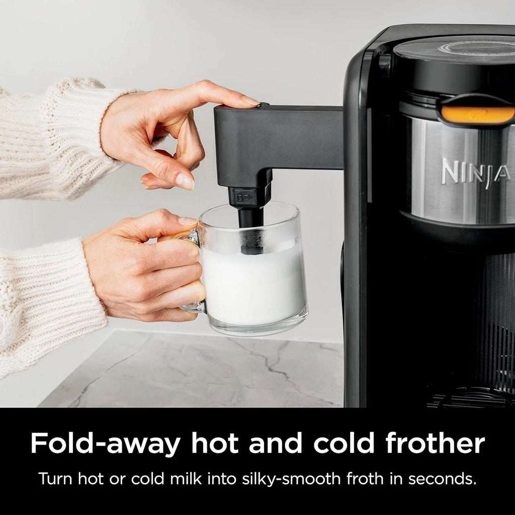 Ninja Hot and Cold Brewing System, Tea and Coffee Maker with Auto-iQ, 50 oz Thermos, and Frother