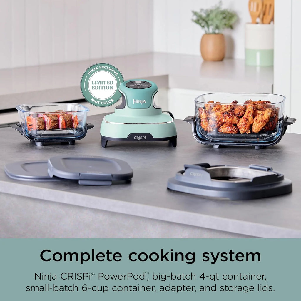 Ninja Crispi 4-in-1 Portable Glass Air Fryer Cooking System