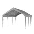 10'x20' Carport Heavy Duty Car Canopy UV Resistant Waterproof Portable Garage for Car
